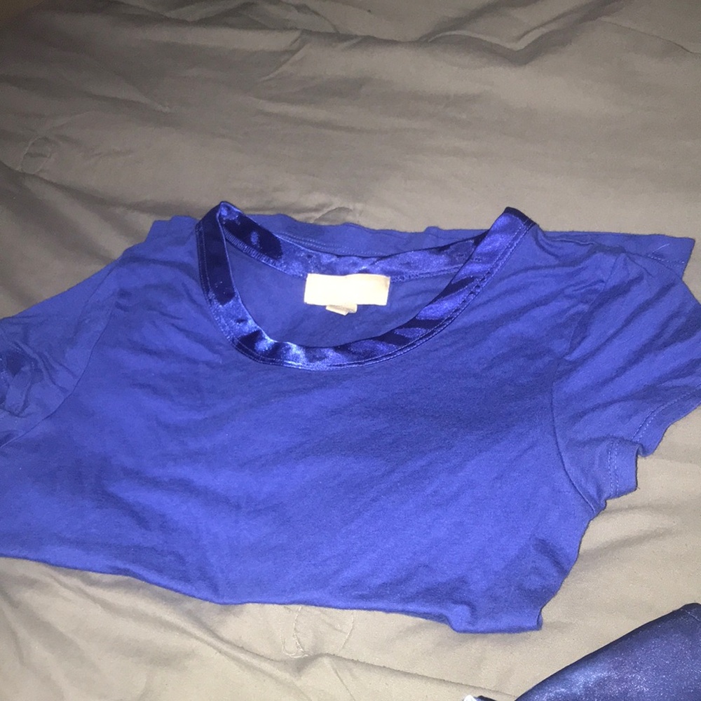 Banana republic,Size small petite blue shirt luxe touch